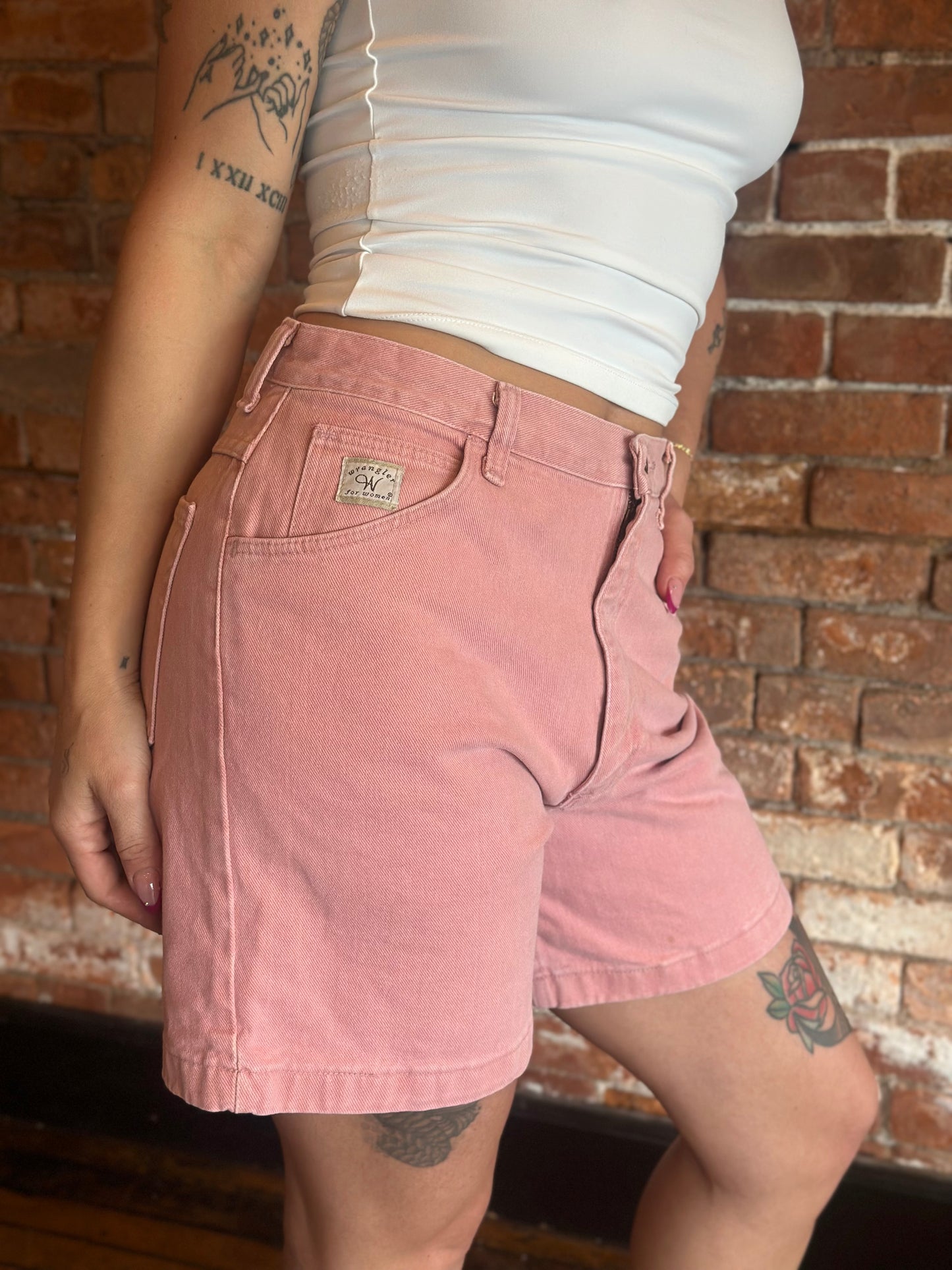 Rose/Pink Wrangler For Women Shorts