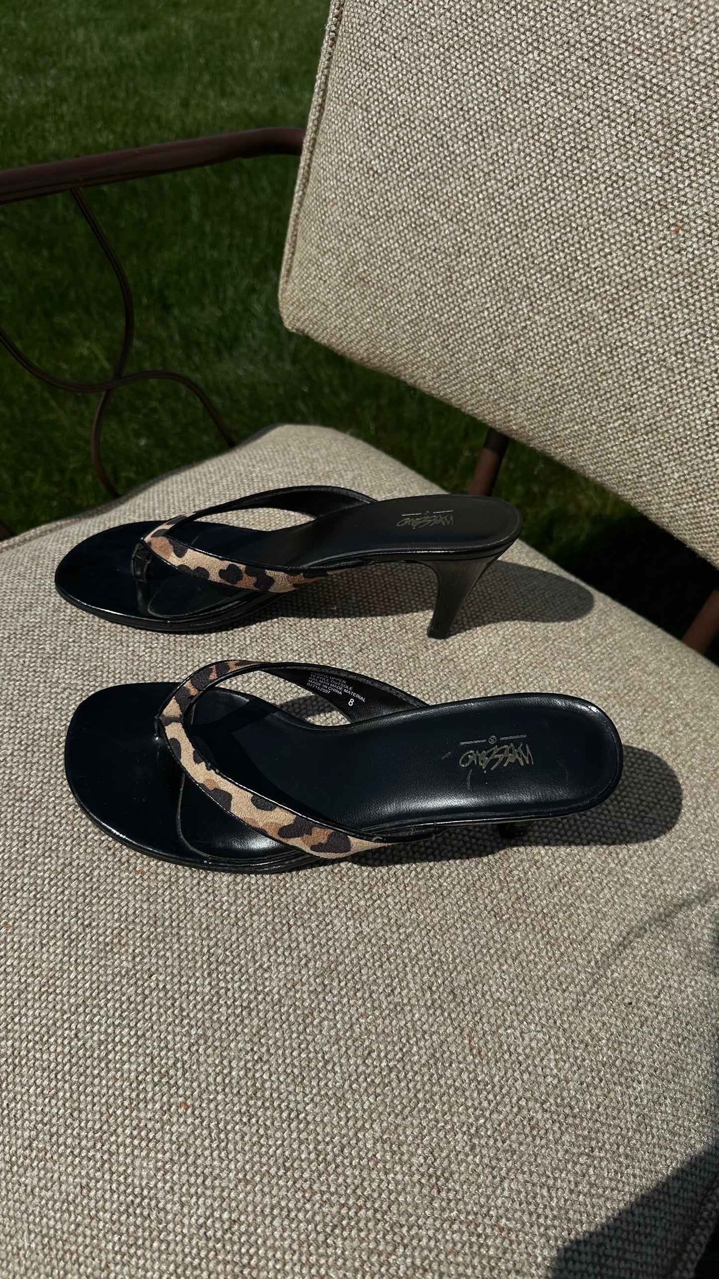 Y2K Cheetah Kitten Heels