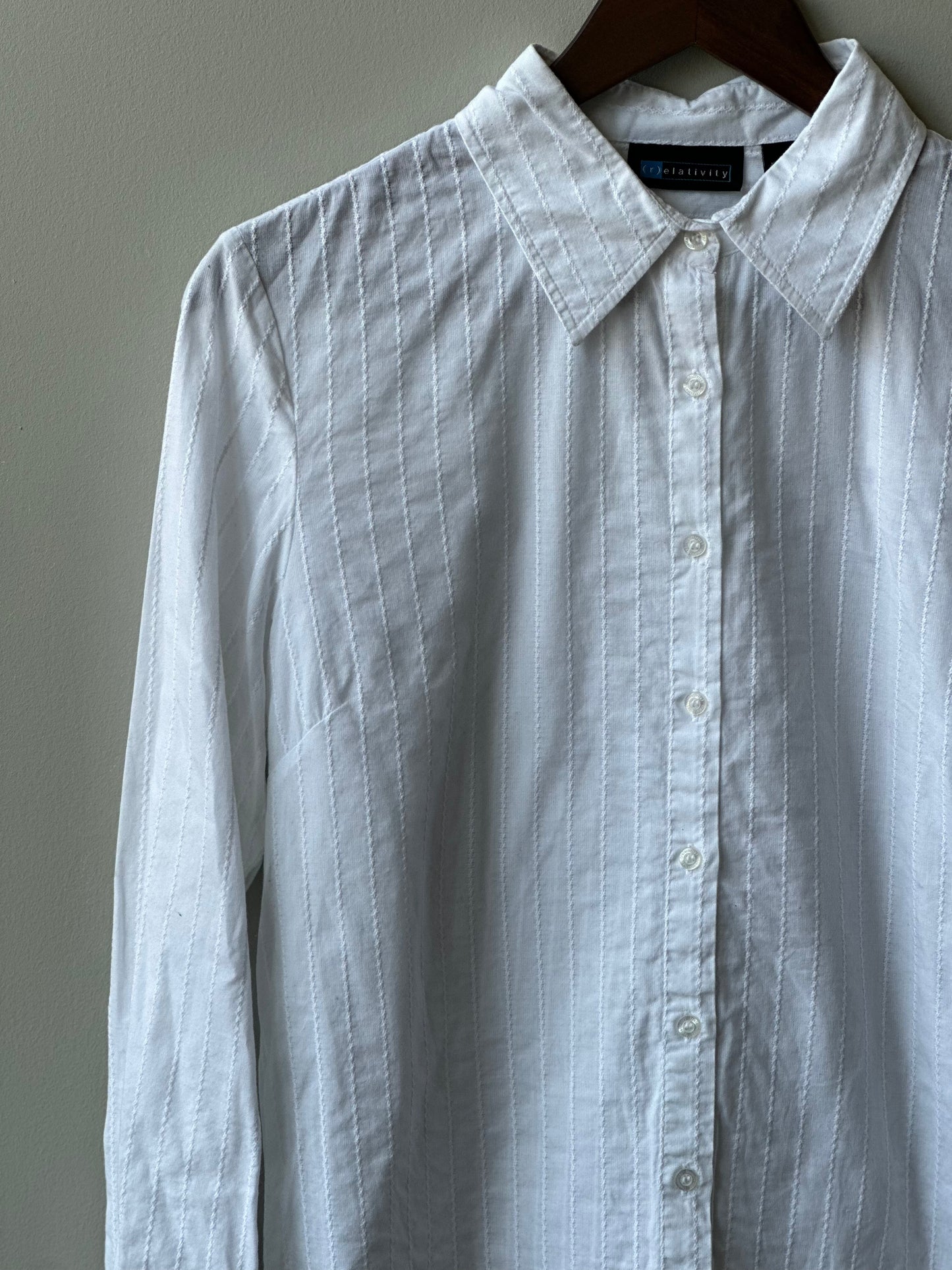 Women’s White Button Down