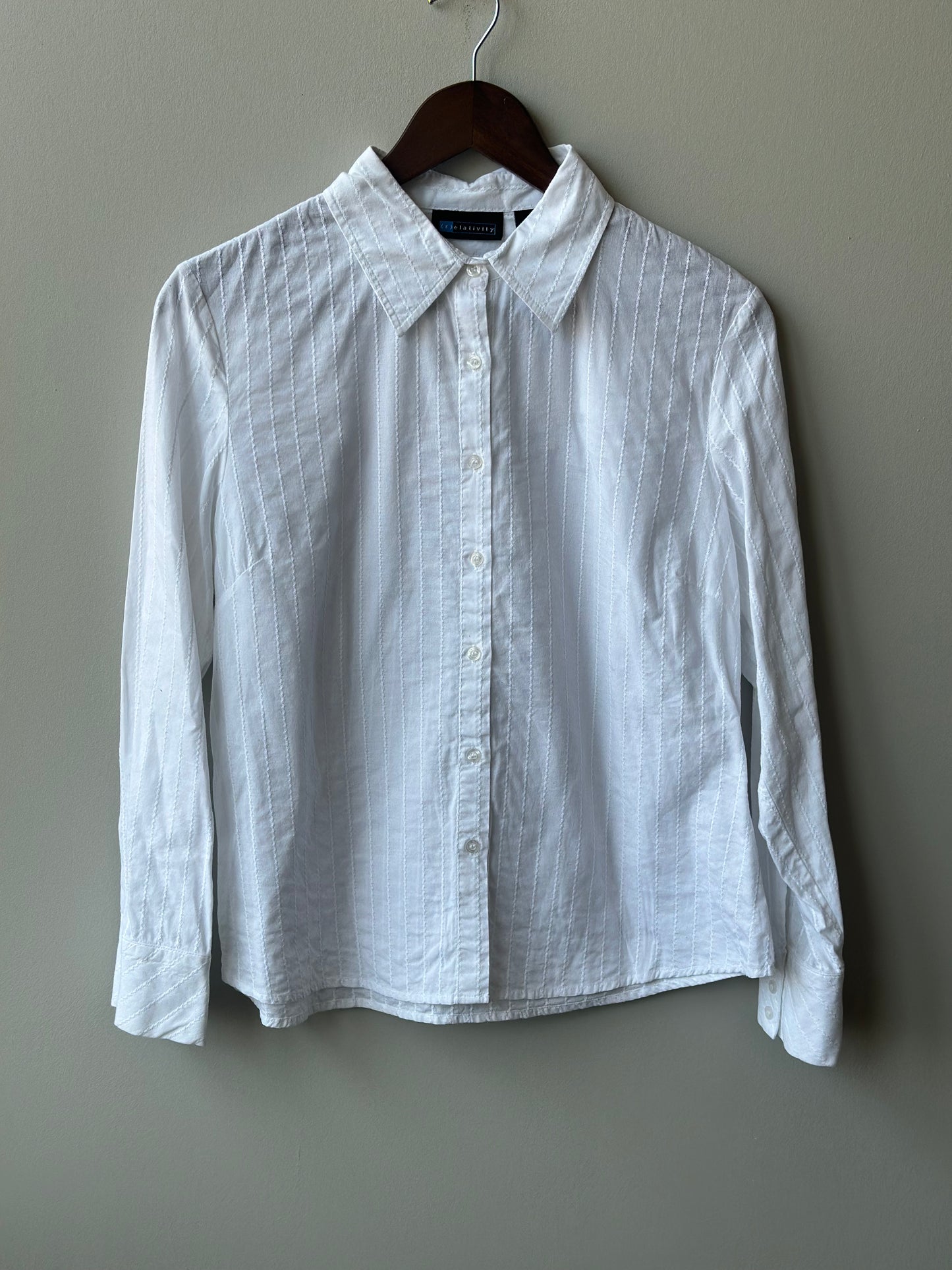 Women’s White Button Down