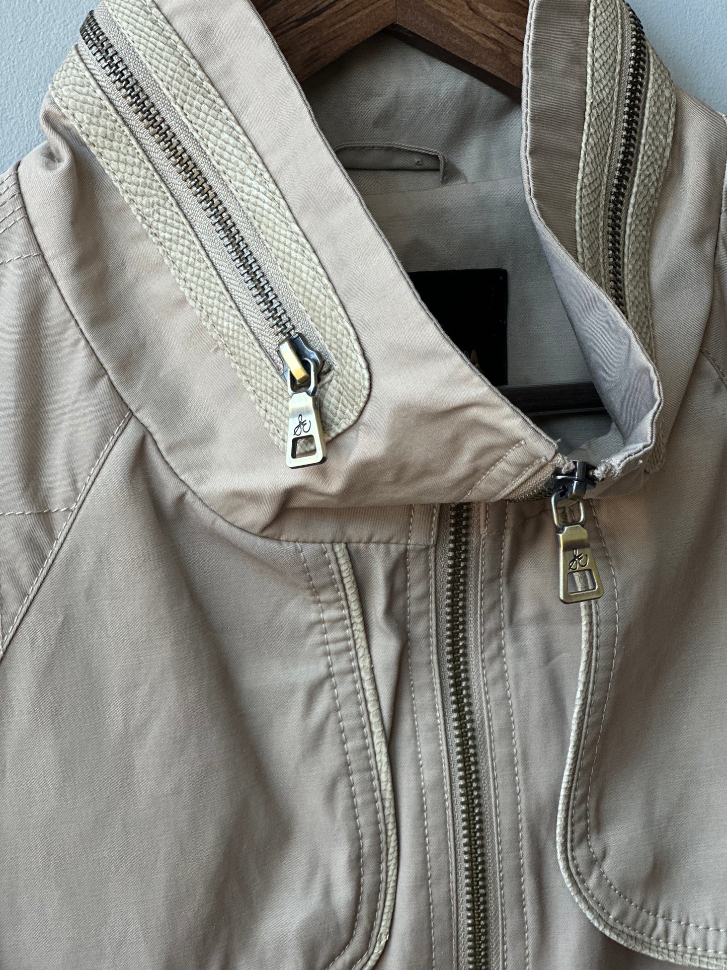 Sam Edelman Mini Zip Rain Jacket