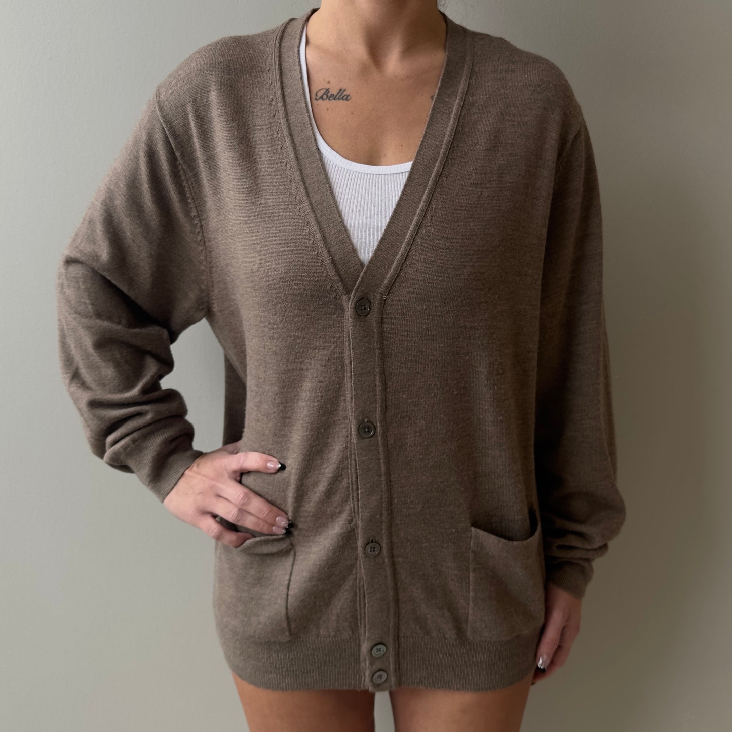 Merino Wool Cardigan