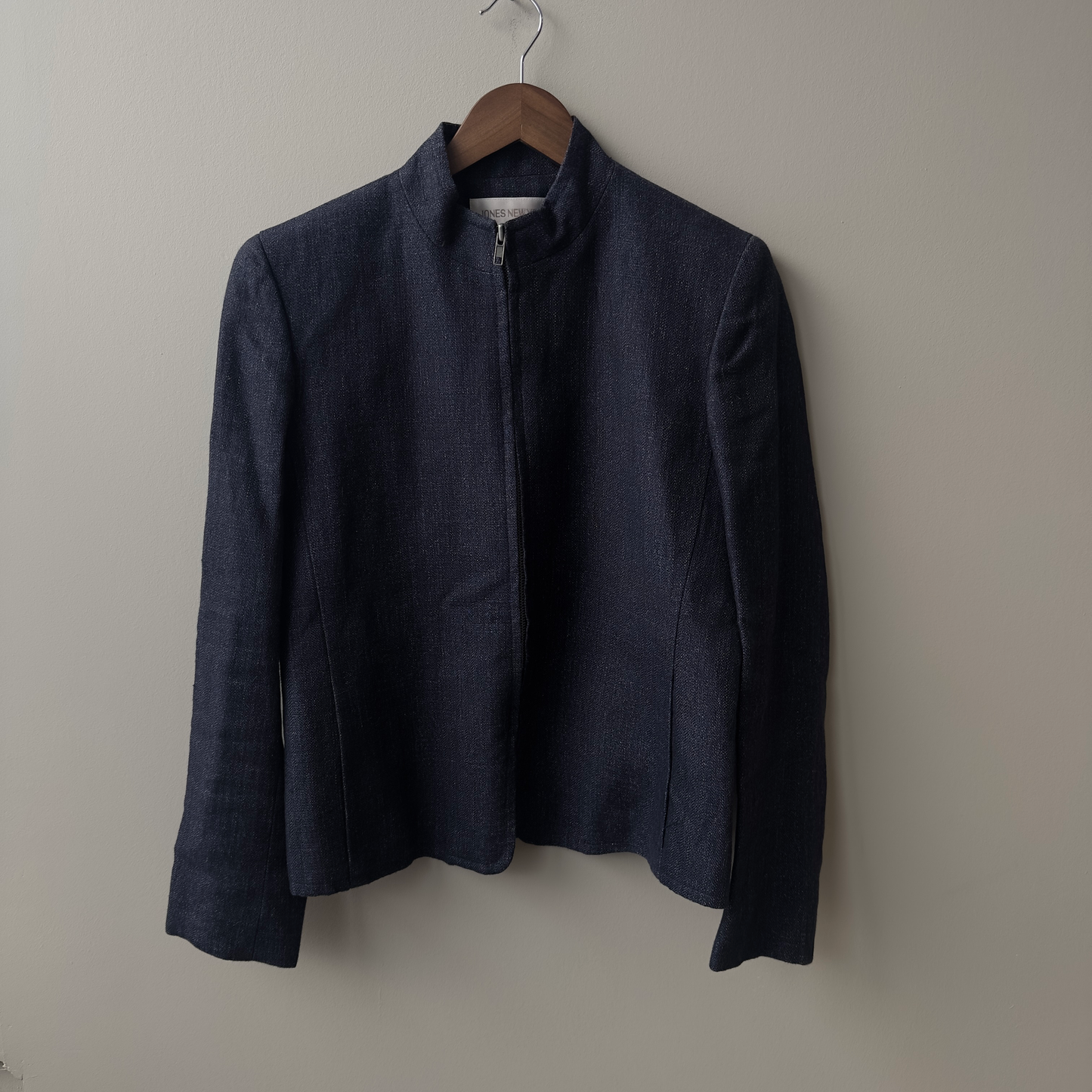 Indigo Linen Women’s Blazer Jacket