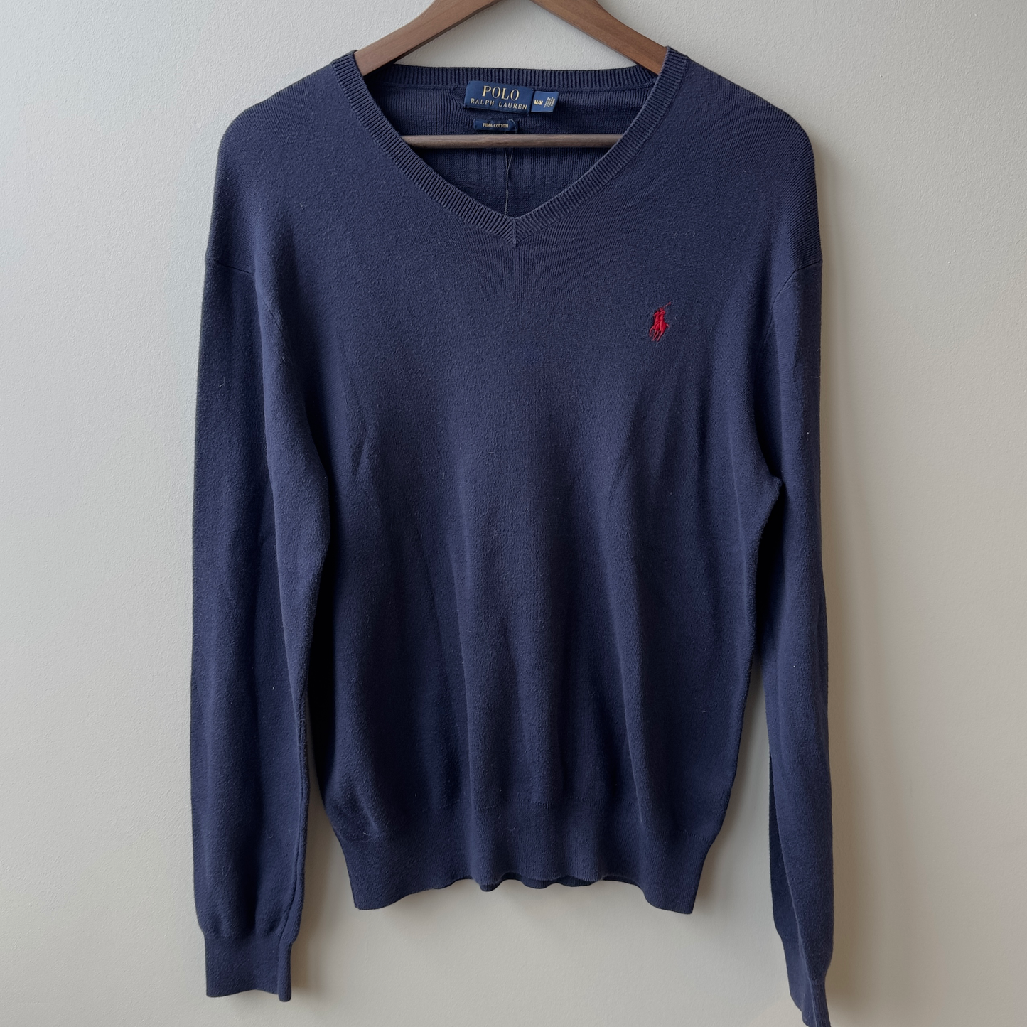 Polo Ralph Lauren Navy V-Neck Sweater