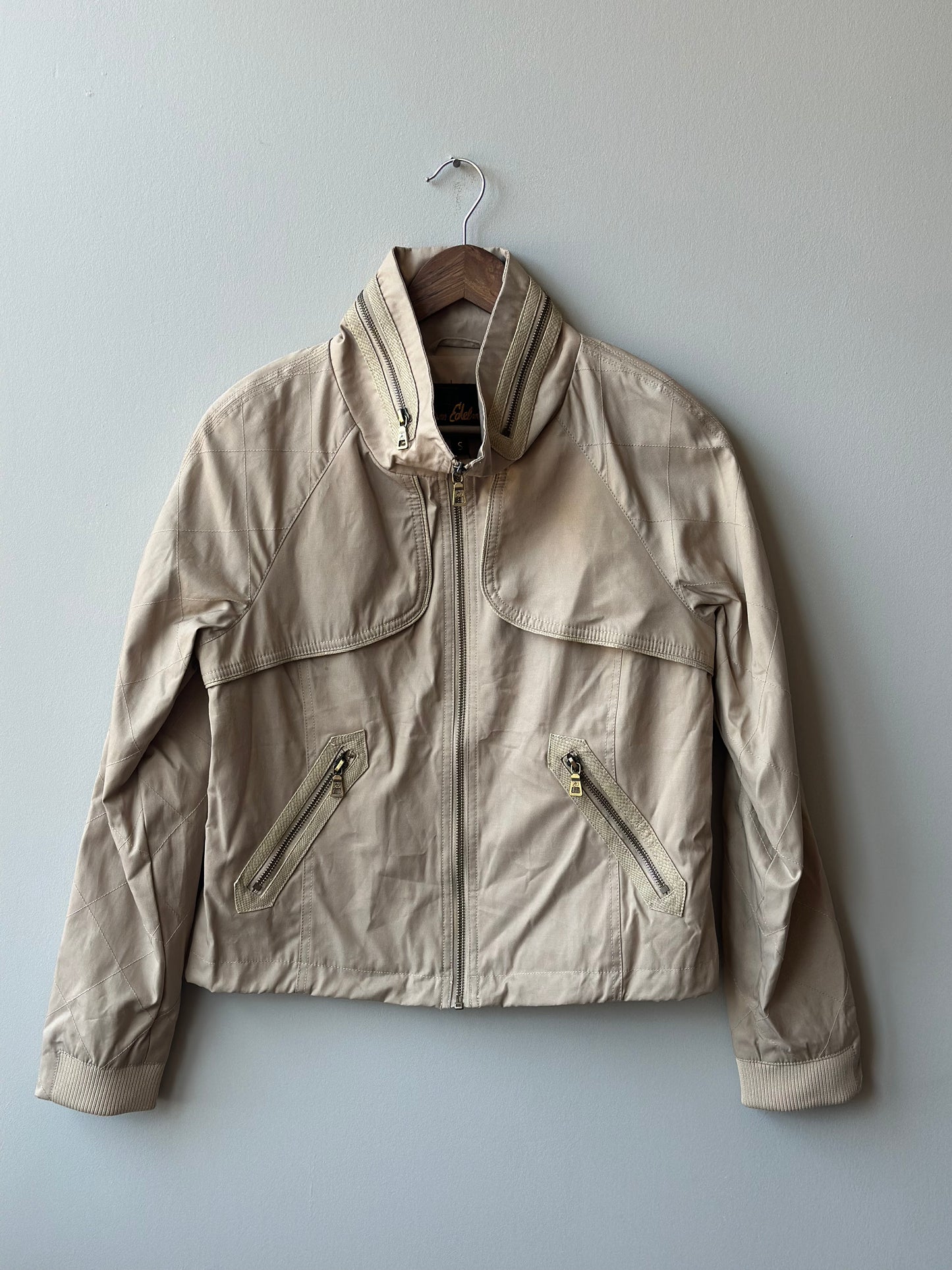 Sam Edelman Mini Zip Rain Jacket