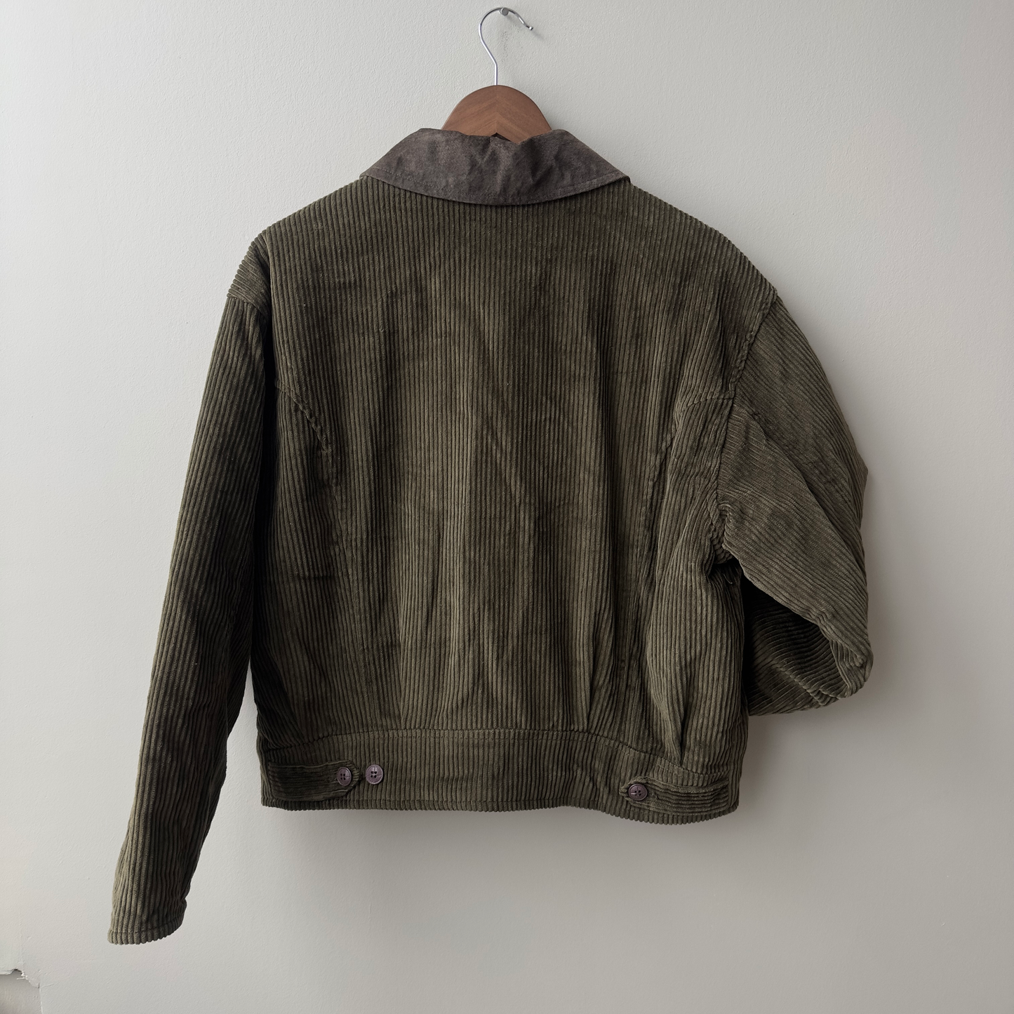 Vintage Olive Active Club Bomber