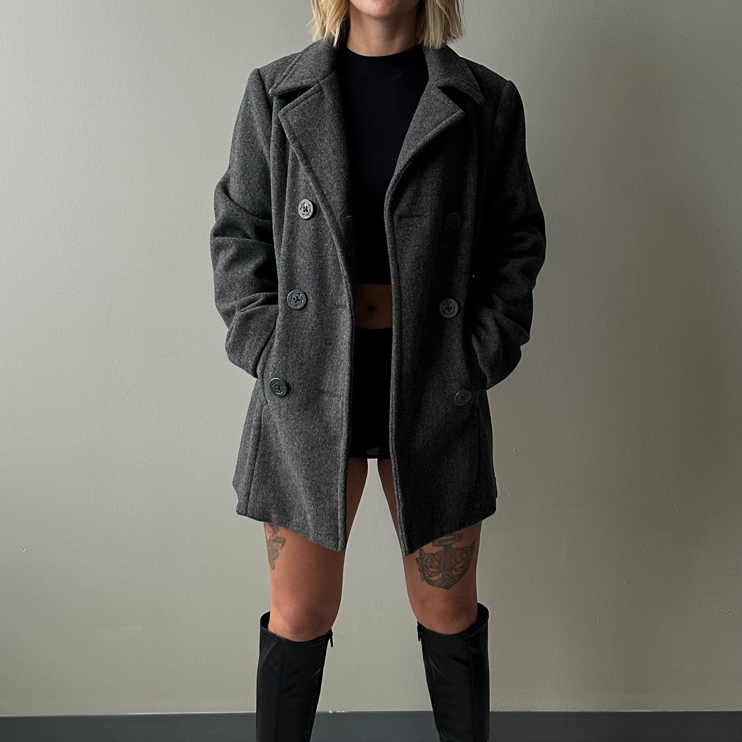 Vintage Wool Peacoat